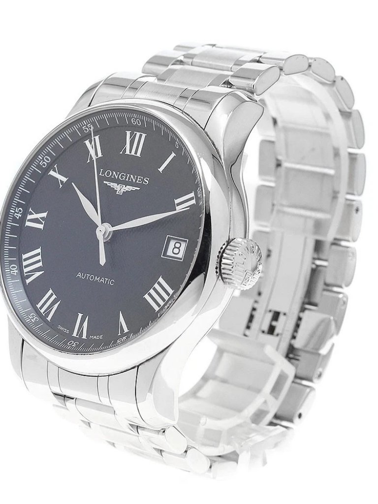 Longines Master Collection L26894516 Date Black Dial Automatic Mens970877